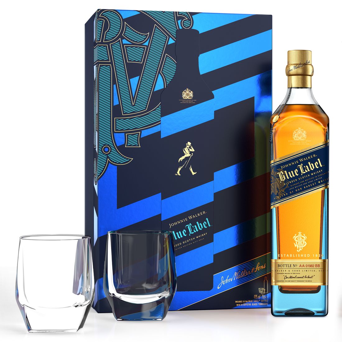 J.W. BLUE LABEL 70 CL PAKET